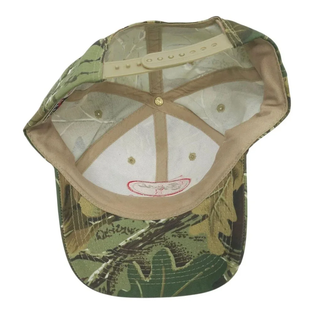 Otto Evans Adhesive Camo Snapback Cap Hat Trucker Baseball Logo Patch NWOT